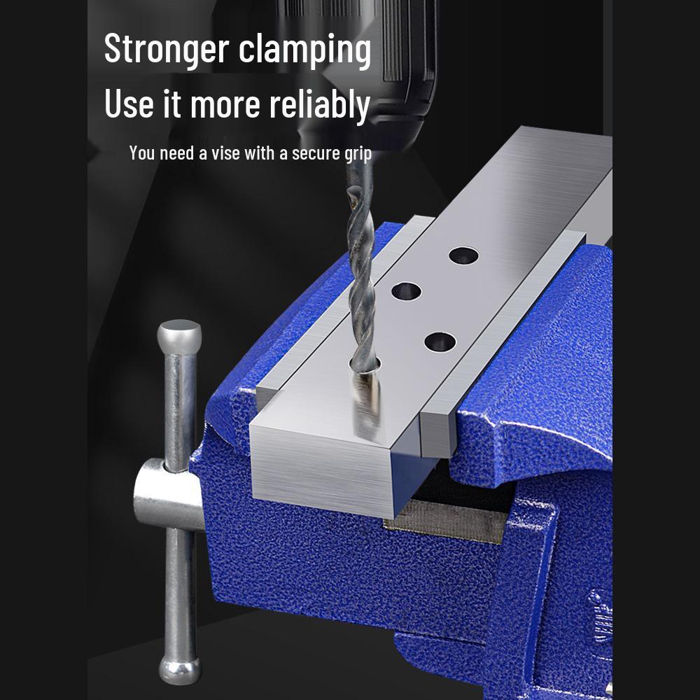 Meike 6-Inch Heavy Duty Multifunctional Bench Vise for Household Workbenches