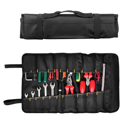 Werkzeugrolltasche Tragbar Canvas Wasserdicht Multifunktional Werkzeugorganisations-Rolltasche für Holzbearbeitung