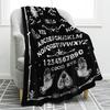 Manta De Tablero Ouija, Regalo De Bruja Gótica Para Halloween, Sol, Luna, Esqueleto, Cráneo, Terror, Espeluznante Para