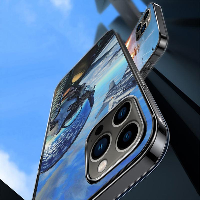 Military Aircraft Warship Fighter Cover Phone Case For iPhone 16 17 Air 15 14 Pro Max 16E Phone Case 13 Mini 12 11 7 SE 8 Print