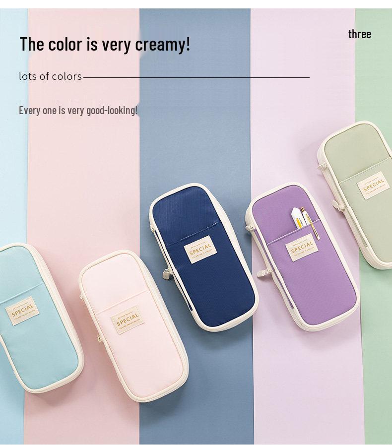 Angoo Large Capacity Pencil Case for Middle School Students