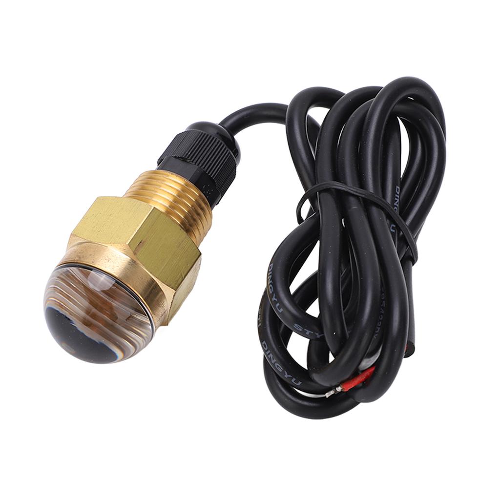 12V 12W Boat LED Underwater Light Brass NPT12 Marine Drain Plug Light for Yacht Accessory