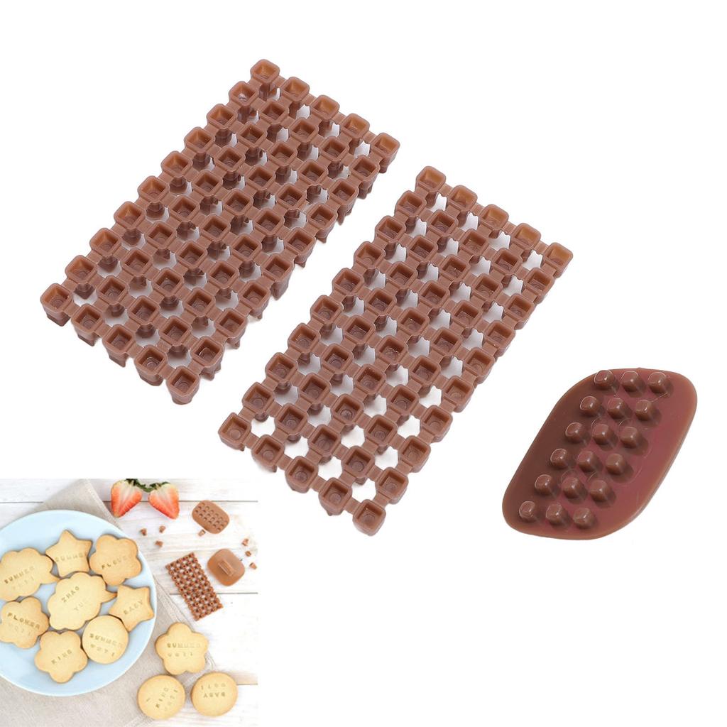 Tonkeramik Stempel Kunststoff Multifunktional Mini Polymer Clay Alphabet Stempel für Keks