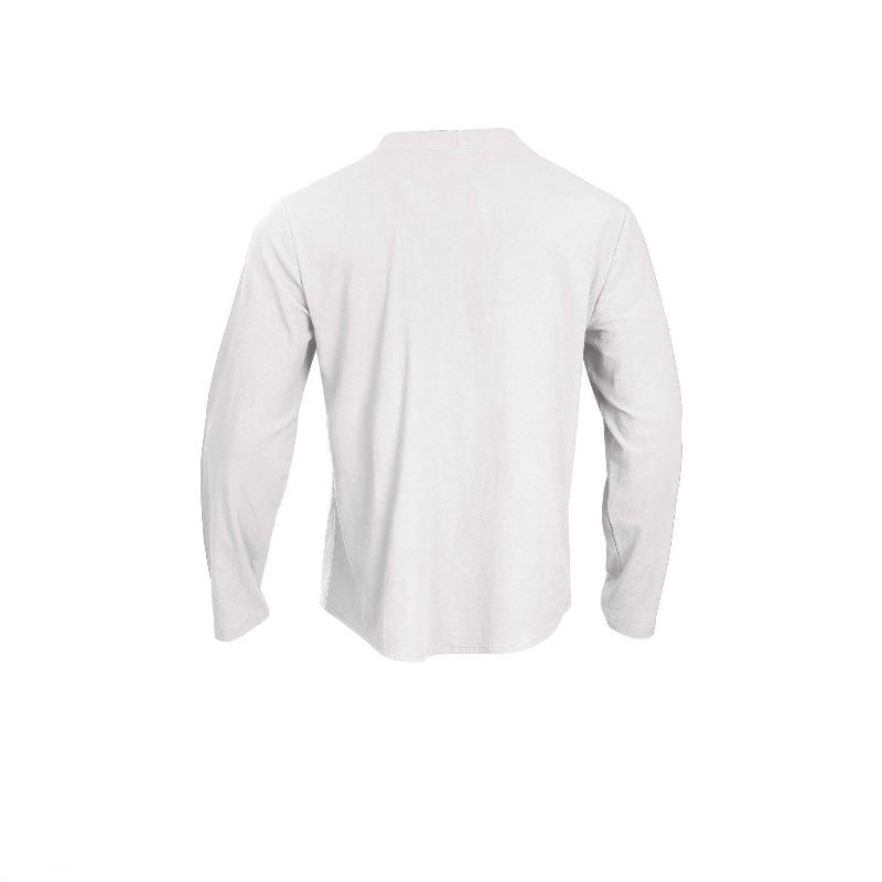 Cardigan Camicia a Maglia da Uomo con Bottoni e Maniche Lunghe.
