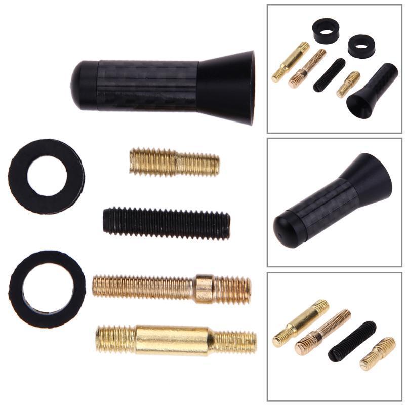 3.5cm Universal Auto FM Short Roof Antenna Small Car Air Carbon Fiber Radio Mini Cooper Automotive Accessories