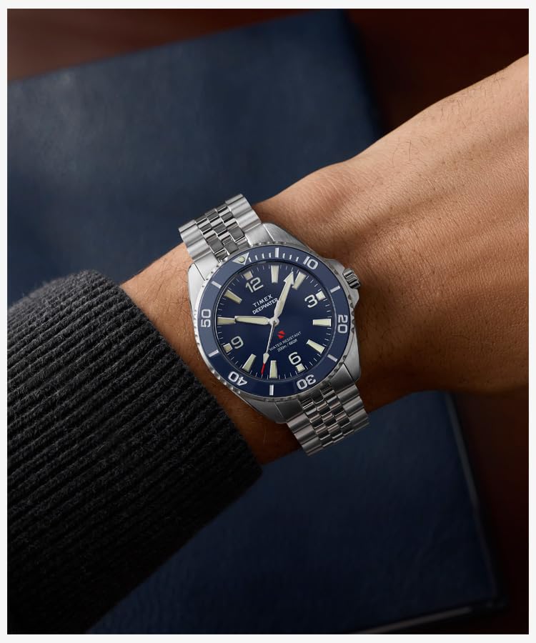 Deepwater Arctic Watch Quartz 200M Water Resistant Sapphire Crystal Navy Dial TW2Y64600 [TIMEX] Men's [Authentic]