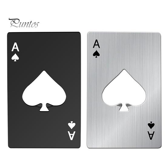Bottle Opener High Strength Convenient Open Bottle Portable Poker Card Shape Bottle Opener for Home