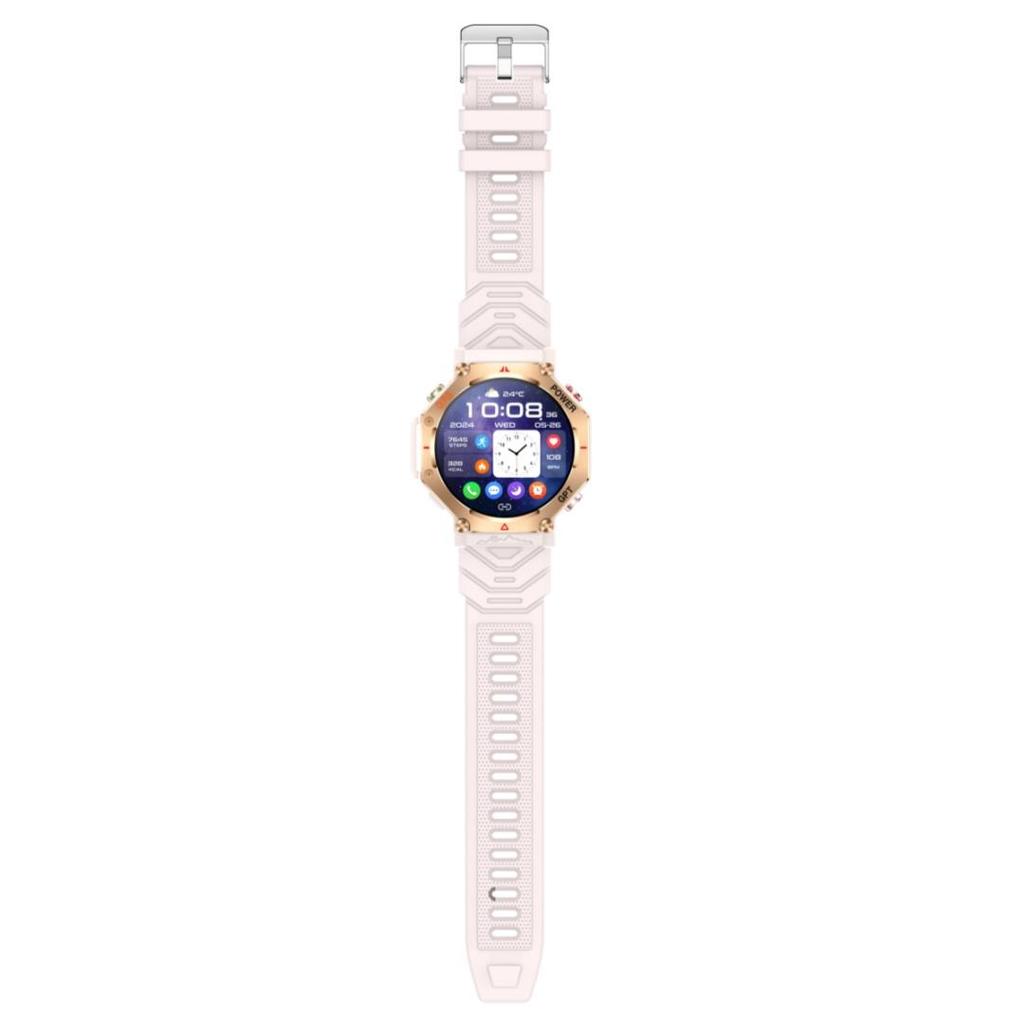 Rainbuvvy KC91 GPS Smart Bracelet 1.39inch TFT 360x360 BLE5.3 GPT 3ATM Waterdicht 530mAh Bluetooth Bellen Zaklamp Android Smartwatch
