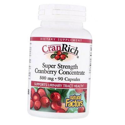 Concentrato di Mirtillo Rosso, CranRich Cranberry, Natural Factors 90 capsule (71406001)