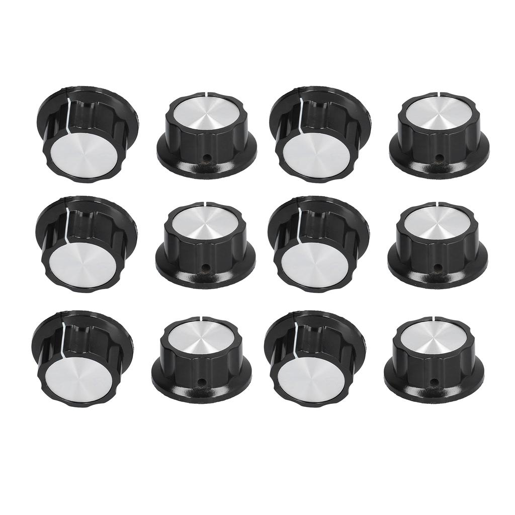 50pcs Potentiometer Knobs Lamp Switch Knob Replacement for RV24YN 20S for RV24YN 30S for WTH118 2W 2