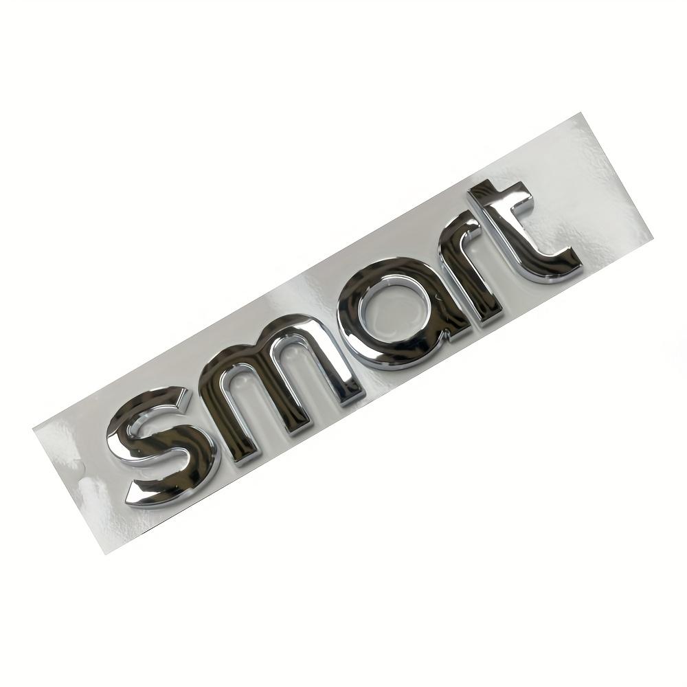 

1 шт. 3D Хромированный АБС Логотип Smart Letters Значок на капот автомобиля Наклейка Эмблема на заднюю дверь Декали для украшения Smart серебряный