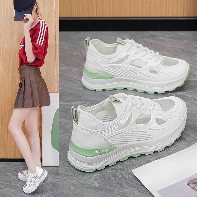 Breathable Lightweight Sports Shoes, Women's Versatile Thick-soled Casual Shoes Devotion