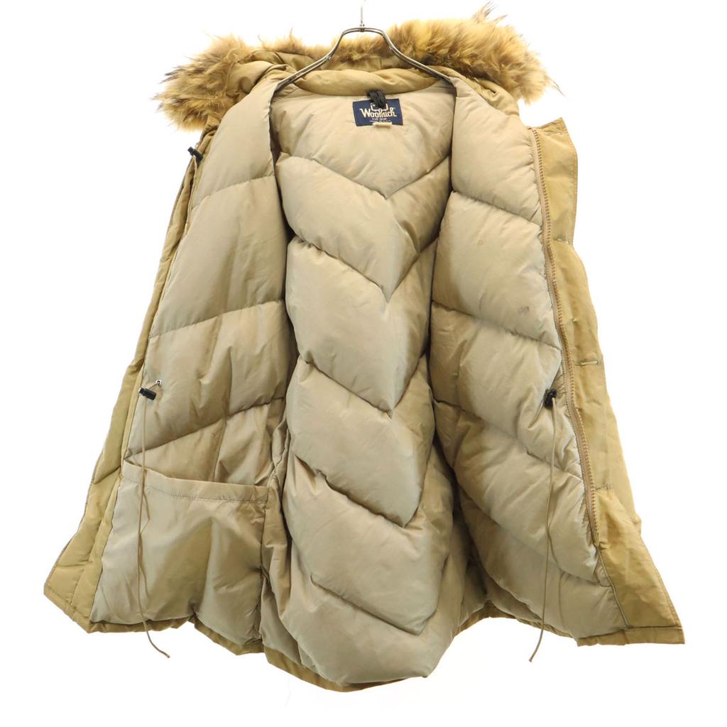 WOOLRICH 80s Made in USA Navy Tag Vintage Down jacket beige Men's Used
