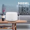 500ML Remote Control Humidifier Aroma Diffuser with Colorful LED Light Ultra Quiet Air Humidifier for Bedroom Home Office Yoga