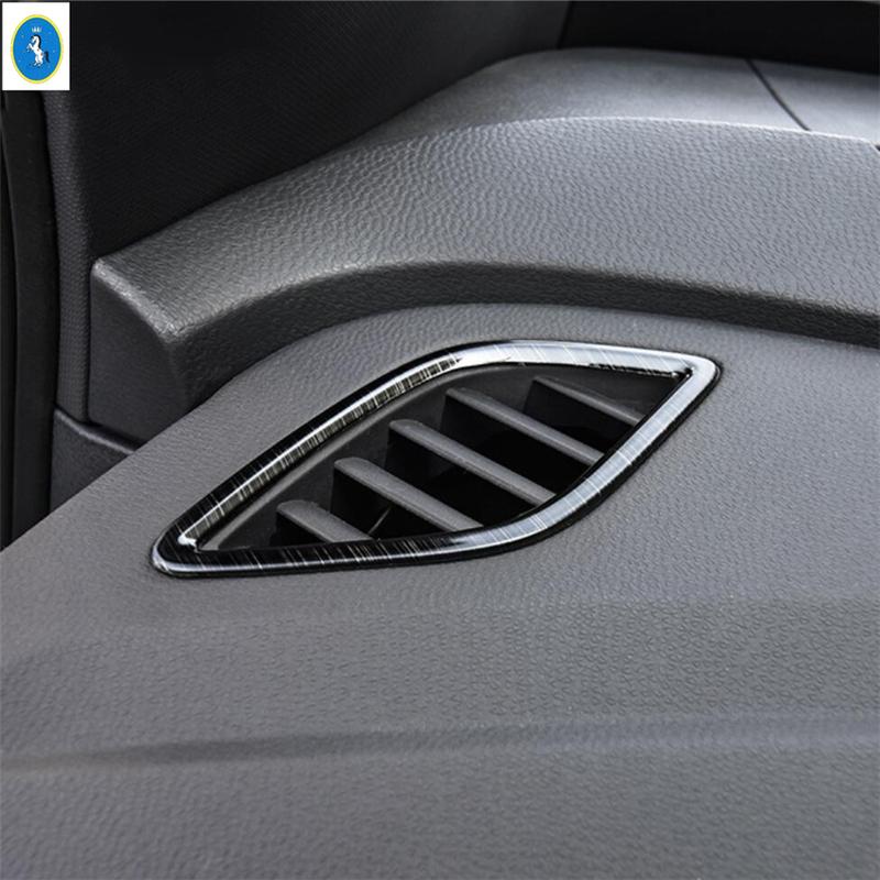 Accessori per Auto Neri Spazzolati Pannello Cruscotto Uscita Aria Vano Braccioli Portabicchieri Pannello Copertura Trim Adatto Per VW ID.4 ID4 - 2024