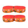 2Pcs Embroidered Lace Long 7meters Width 2.5cm Elegant Ribbon for Crafts Wedding Decoration Dress Making Gift