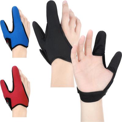 1 Pcs Finger Gloves Non-Slip Fishing Finger Gloves Protect Unisex Elastic with Gloves for Outdoor Fishing