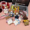 Cute Plush Bear Doll Pendant Creative Keychain Bag Charm Accessory Soft Stuffed Animal Toy Decoration