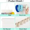 Wall Headband Display Holder 40 Slots Felt Organizer Holder For Headband Hair Accessories Wall Organizer Holder For School