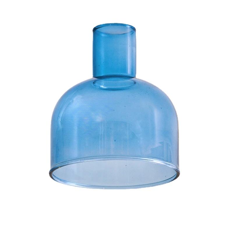 Kerzenhalter für Hochzeitsdekoration Mittelstück Knospenvase Flaschenvase Kerzenständer für Heimdeko Glas-Kerzenständer