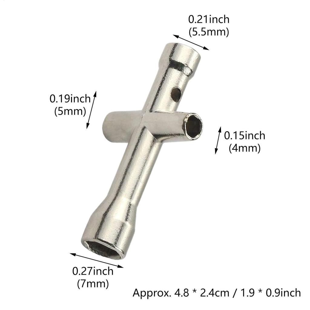 Compact Cross Socket Wrench Nut Maintenance Spanner for Electrician Home Repair Robotic Maintenance Tools