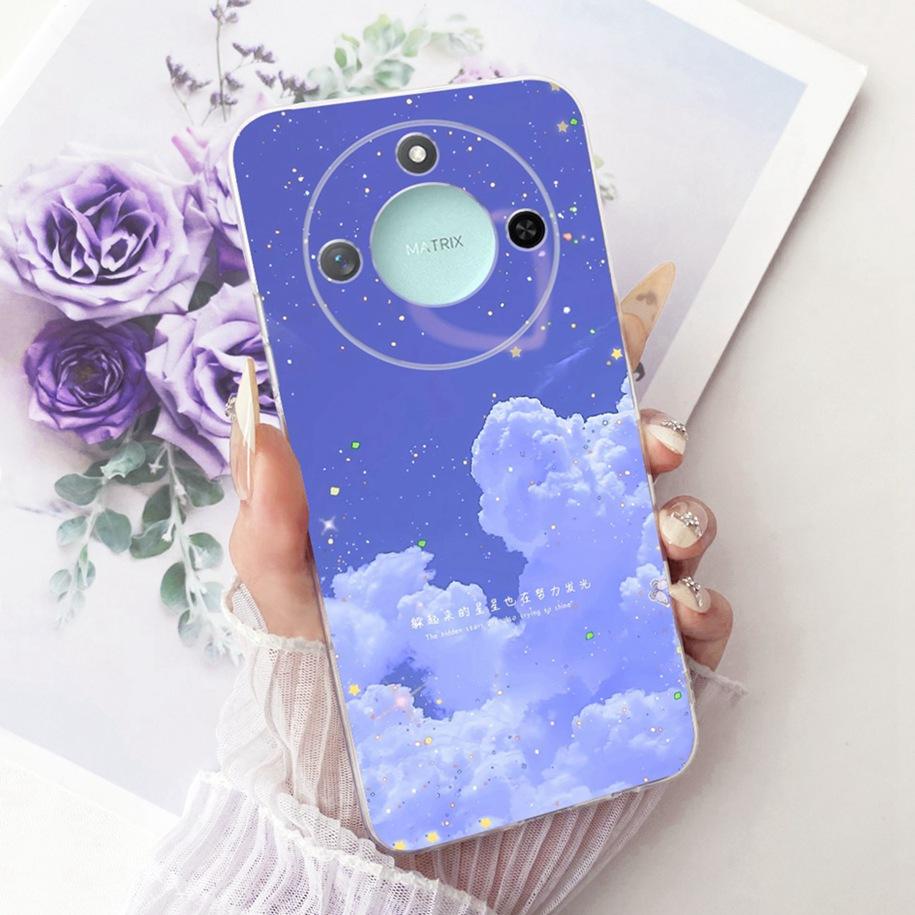 6.8" Case For Honor X9c Smart 5G Cover Cool Fashion Dragon Lion Wolf Cartoon Soft Silicone Phone Cases For HonorX9c Smart Bumper