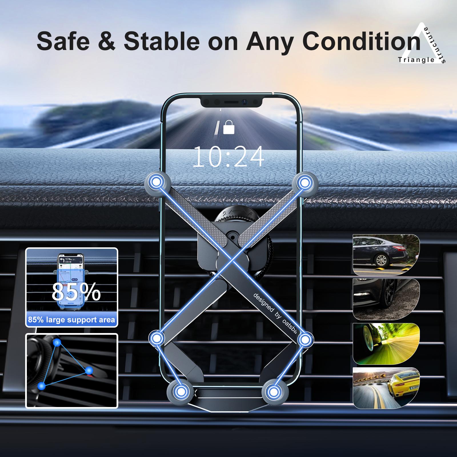 Автомобильный держатель для телефона Gravity Car Phone Holder — фото 5