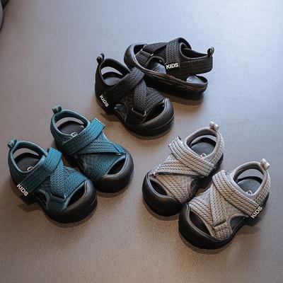 Summer New Foreign Trade Kids Sandals, Mesh Breathable Anti-slip Toddler Walking Shoes for Boys and Girls