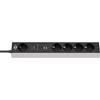 Power Strip - Brennenstuhl - 5 Sockets - Usb Power Delivery - Switch - Grey/black