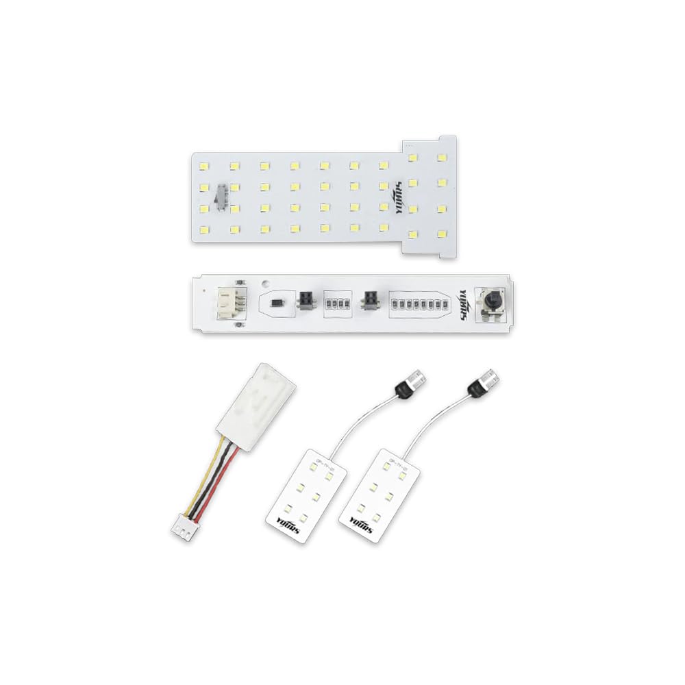 

YOURS Land Cruiser 250 LED Room Lamp Circuit Rear Vanity White Genuine LED Interior Custom Adjustable for Toyota Land Cruiser M [Replacement Board] белый