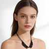 Elegant Black Angel Wing Pendant Necklace For Women Stylish Jewelry Gift for Women Girl Fashion Present