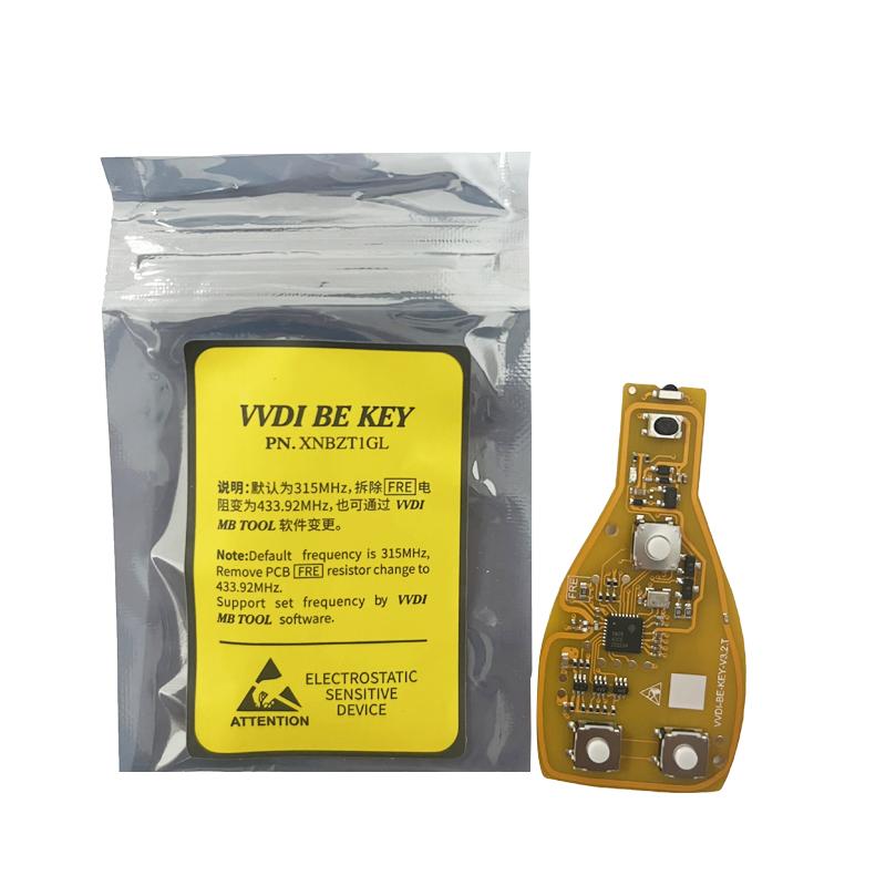 CN002096 XHORSE VVDI BE Key Pro For V3.2 PCB 315/434MHZ Remote Key Chip Improved Version Smart Key