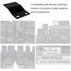 BNWMEPC 1U Rack Adapter Bracket 19-Inch Mount Recessed Depth Extender Server Network Equipment Rack Mount Reducer