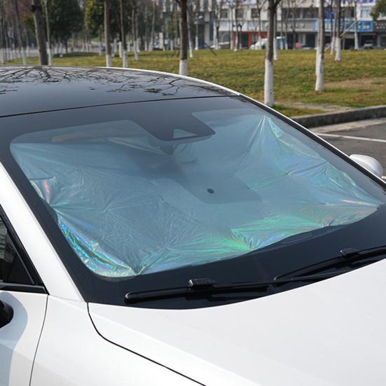 Car Windshield Sunshade Umbrella UV Rays Sun Protection Heat Blocking Foldable Universal SUV Truck Automotive Front Window Sun Visor Protector Cover