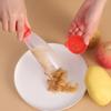 Stainless Steel Peeler with Built in Storage, Vegetable Fruit Cutter, Portable Potato Peeler with Collector, Kitchen Tool