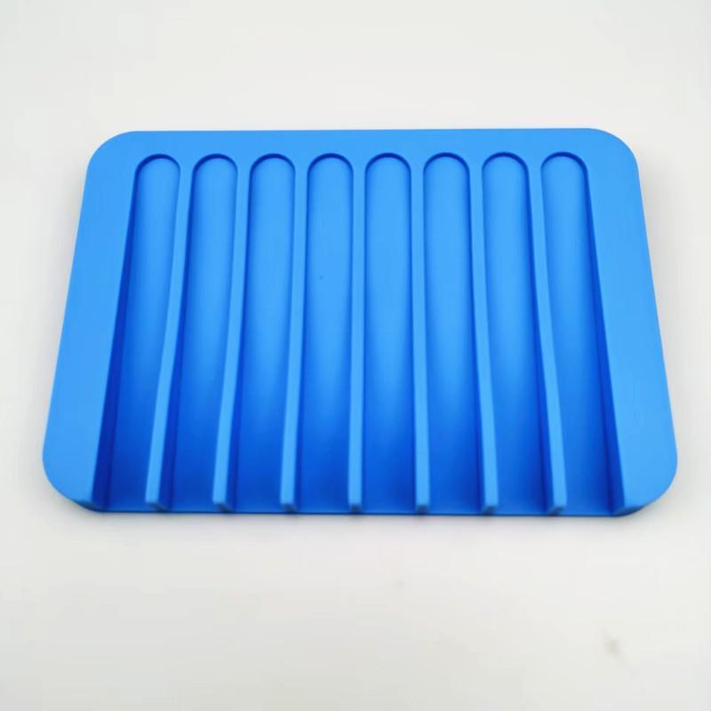 Self Draining Soap Holder Silicone Soap Dish Storage Holder Soap Box Draining Kitchen Sink Sponge Tray Bathroom Accessories