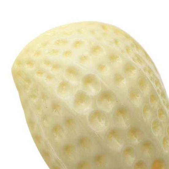 Juguete Chirriante de Cacahuete para Perro Juguete Seguro para la Dentición de Cachorros Juguete Masticable para Perros Juguete de Limpieza Dental para Perros Grandes Pequeños Medianos