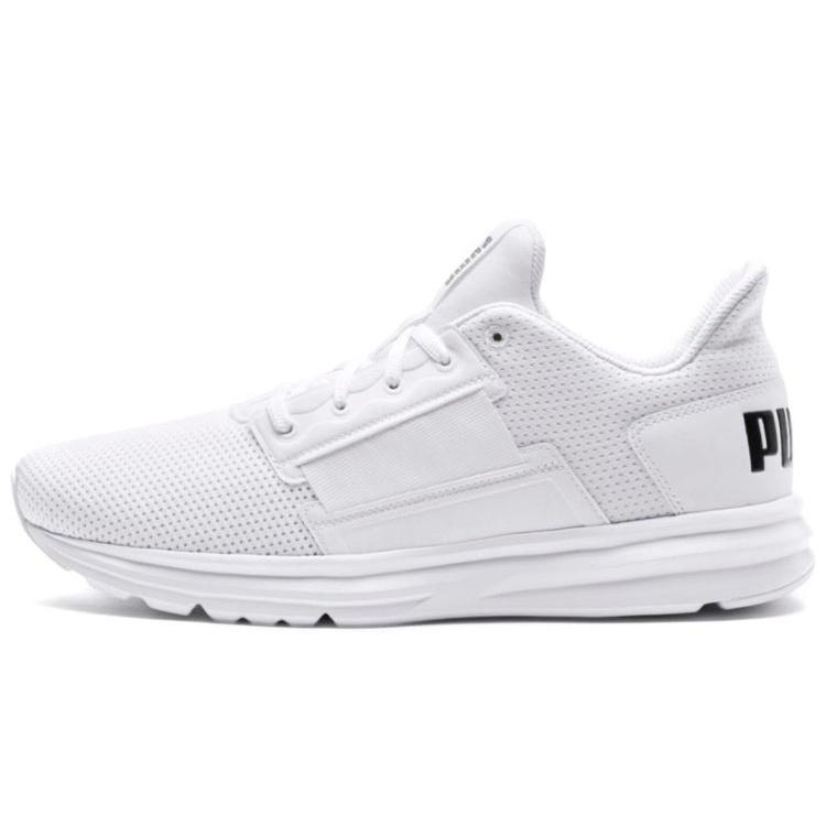 PUMA Enzo Street Low-Top Running Shoes White/Black Men s 190461-09 EU 43