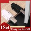 Cabinet Door Reboiler with Magnet, Magnetic Push Lock, Pressure Door Opener, Suitable for Various Wardrobes, Cabinets, Drawers