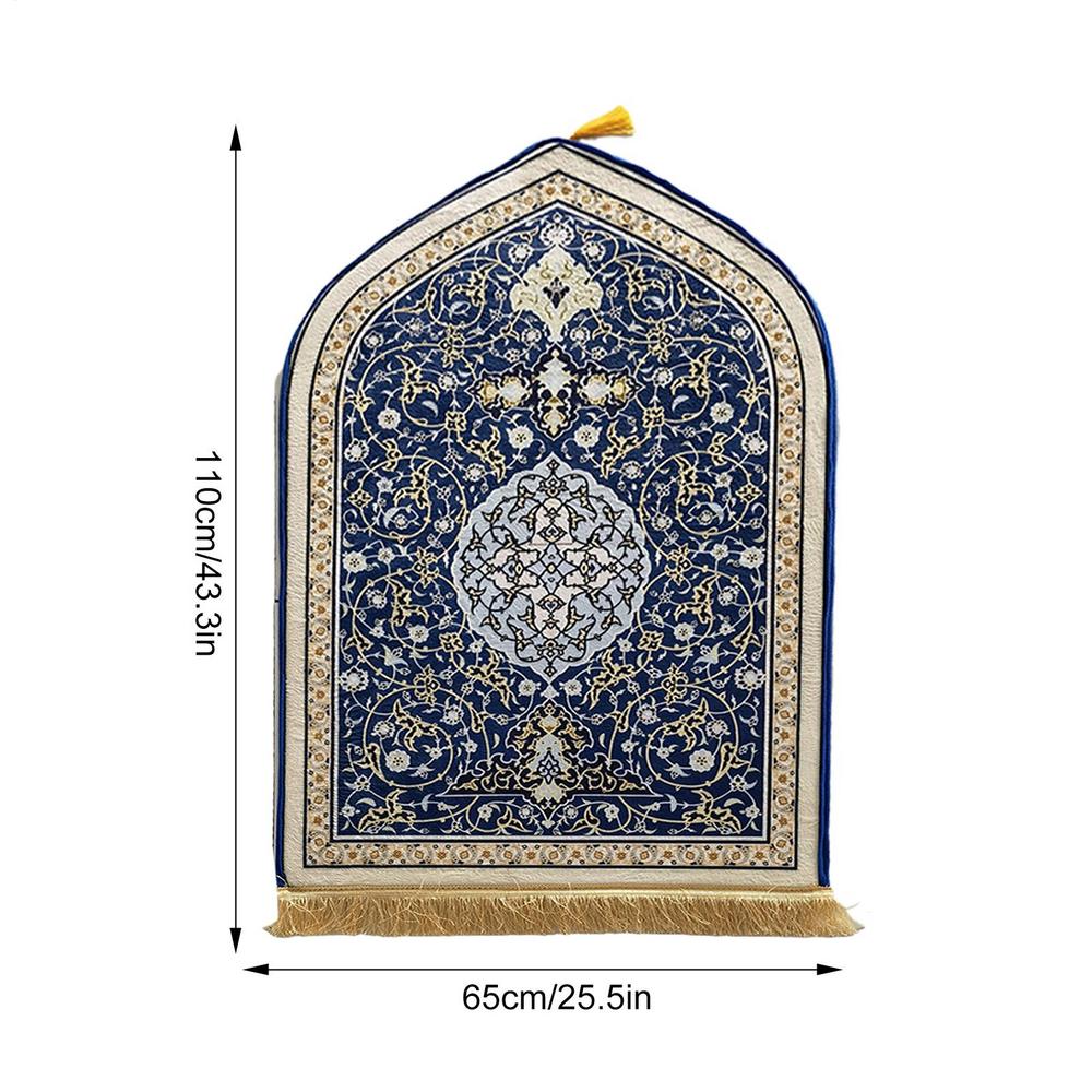 

Молитвенный коврик для женщин, нестандартный толстый молитвенный коврик для коленей, роскошный мягкий напечатанный напольный ковер, нескользящий коврик для коленей для мужчин и женщин