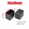 Black PVC Furniture Table Foot Tip Chairs Legs Pad Protector Cover Square/Round Caps Pipe Plug Lid Tube Hole Protection End Cap