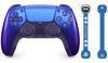 Genuine DualSense Wireless Chroma Indigo with Astro Bot Design Cord Holder Controller, (CFI-ZCT1J11)