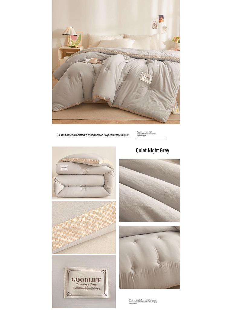 Class A Mother and Baby Soybean Fiber Quilt: Two-in-One Spring/Autumn Core & Winter Gift Quilt