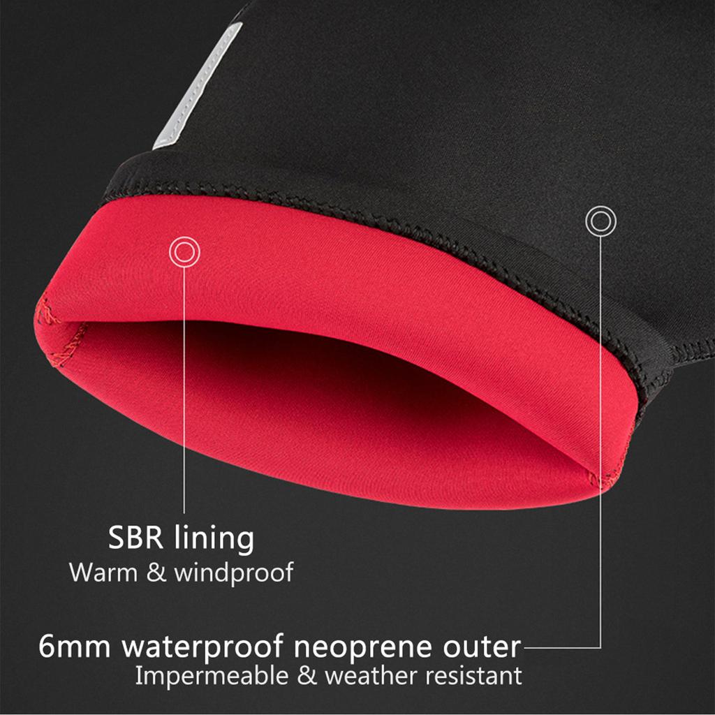 Winter Handlebar Warm Gloves Windproof Bike Mittens Cold Wther Commuting Neoprene Handlebar Mittens Hand Warmers Water Resistant Bar Gloves