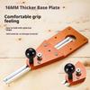 Professional Flush Trim Router Bit For Circular Milling And Beveling Featuring Quick Positioning Design Ergonomic Handle Stainless Steel Base Plate
