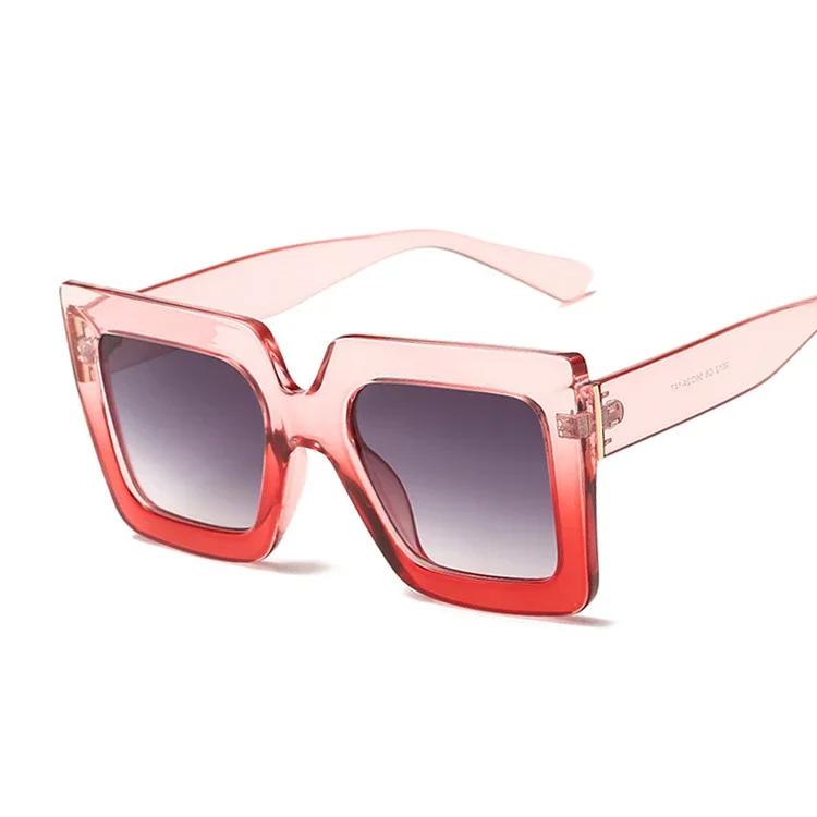 Square Oversized Sunglasses Woman Fashion Sun Glasses Female Lady Brand Designer Vintage Shades
