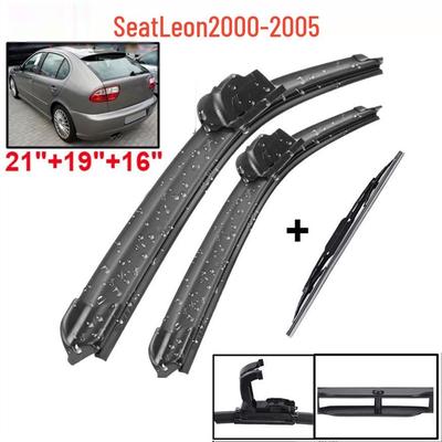 Compatible Wiper Blades for Seat Leon MK1 (2000-2005) - Front and Rear