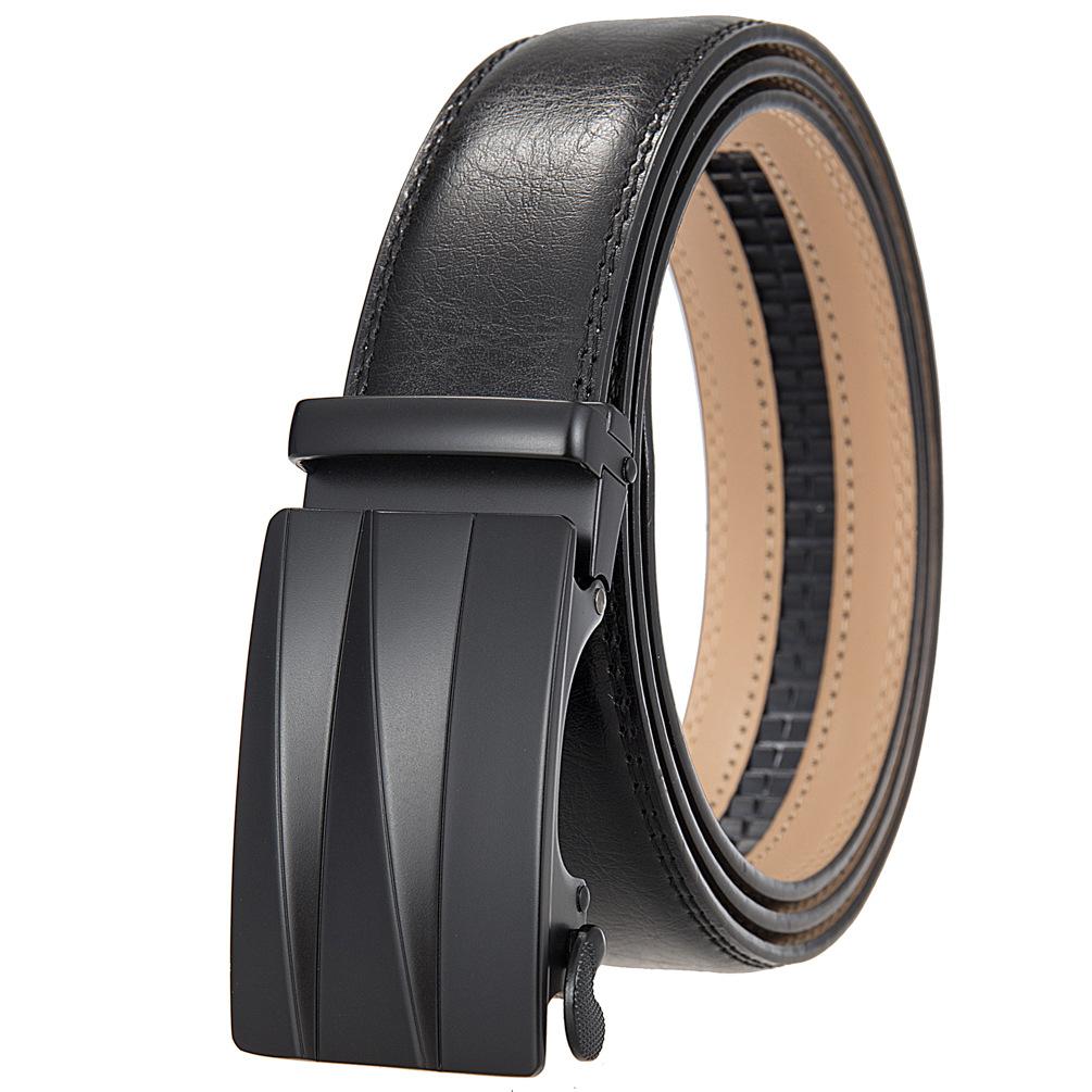 Premium Sense, Business Men'S Belt Automatic Buckle Belt, Two-Layer Cowhide Belt Ly36-21728-1