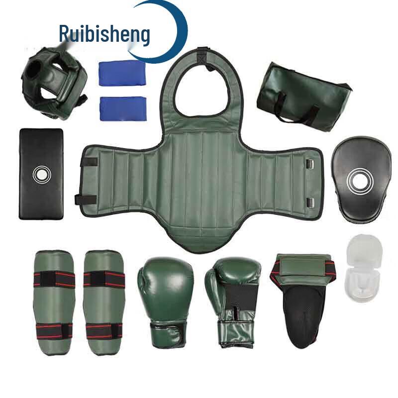 

Sanda Boxing Martial Arts Training Protective Gear Set