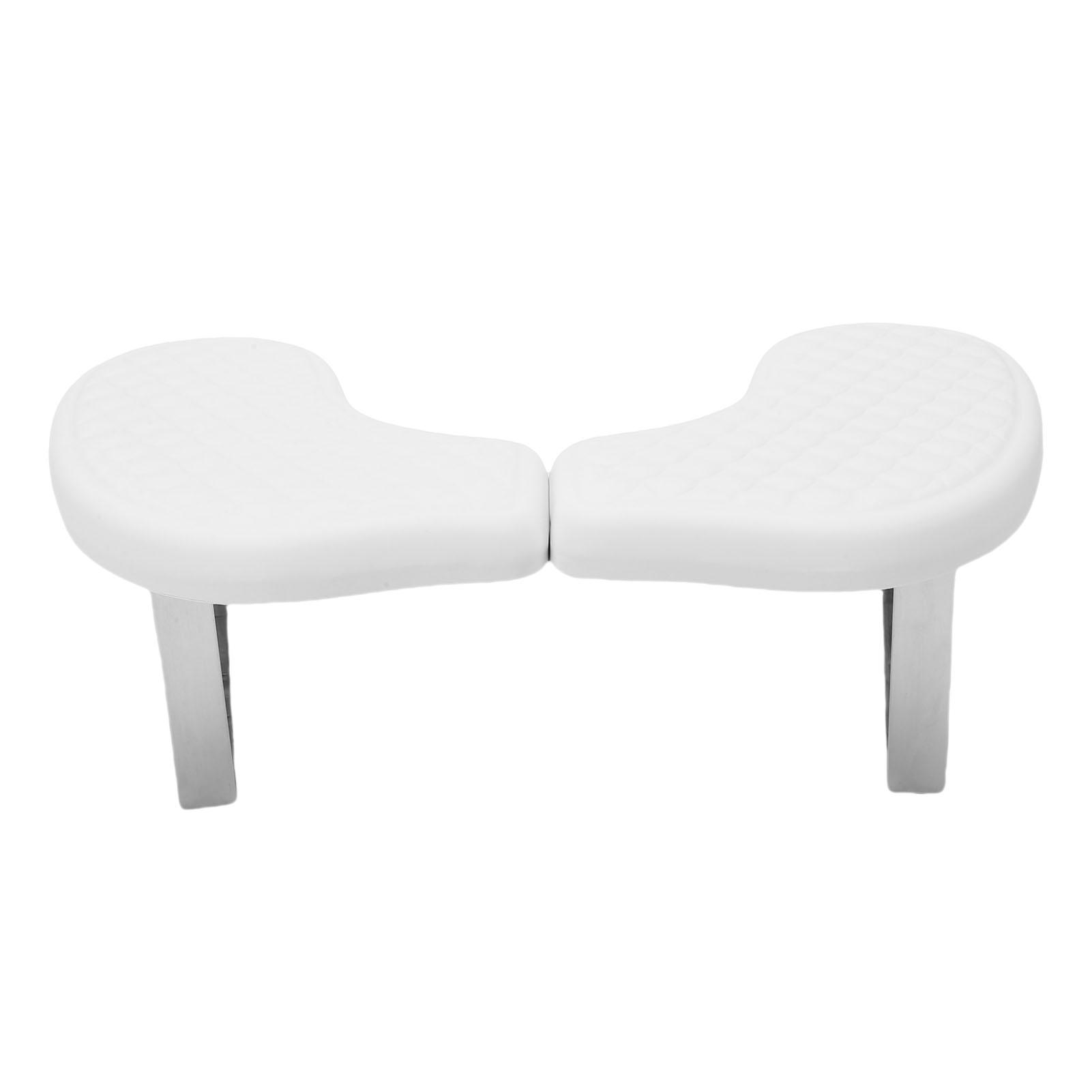 Nail Arm Rest with Phone Holder PU Leather U Shaped Manicure Arm Support Hand Rest for Home Salon